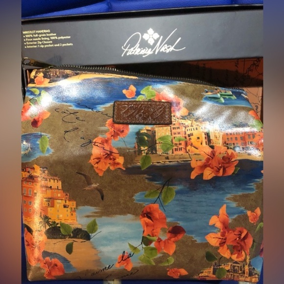 Patricia Nash beautiful French Riviera Giada foldover purse clutch new in box - Picture 10 of 16